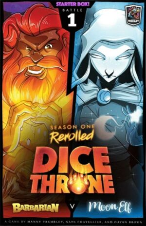 Dice Throne: Season One ReRolled – Barbarian v. Moon Elf