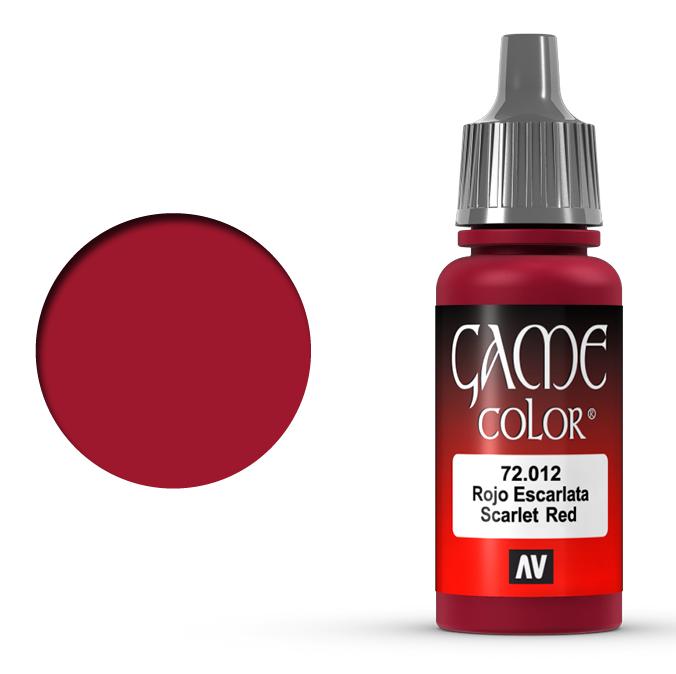 Game Color: Scarlet Red