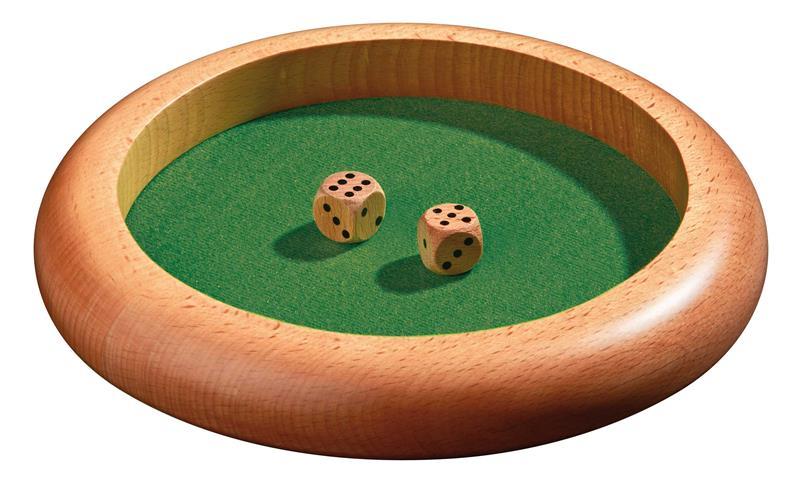 Würfelbrett / Dice Tray (Buche)