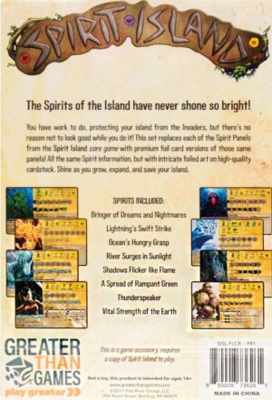 Spirit Island: Core Game Foil Panels