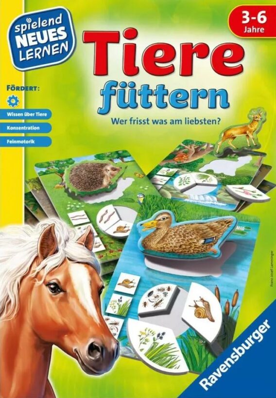 Spielend Neues lernen: Tiere füttern