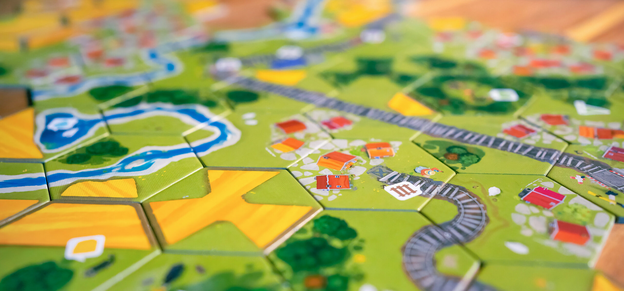 Beispielpartie Dorfromantik, nominiert zum Spiel des Jahres 2023