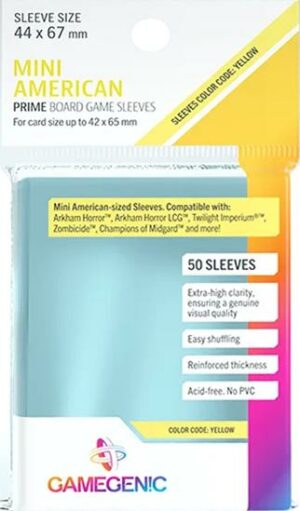Sleeves: PRIME Mini American (44 × 67 mm)