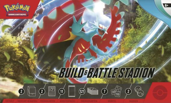 Pokémon-Sammelkartenspiel: Karmesin & Purpur Build & Battle Stadium 2023