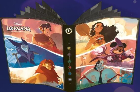 Disney Lorcana: Sammelmappe / Portfolio – Mickey, Vaiana, Cruella De Vil