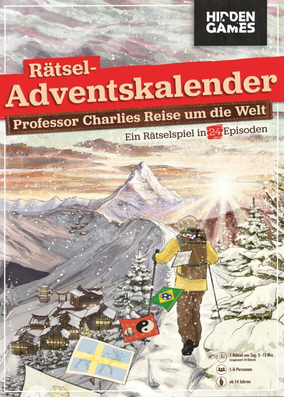 Hidden Games Adventskalender: Professor Charlies Reise um die Welt