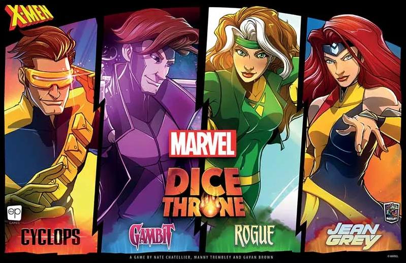 Marvel Dice Throne: X-Men Box 2 (Cyclops / Gambit / Rogue / Jean Grey)