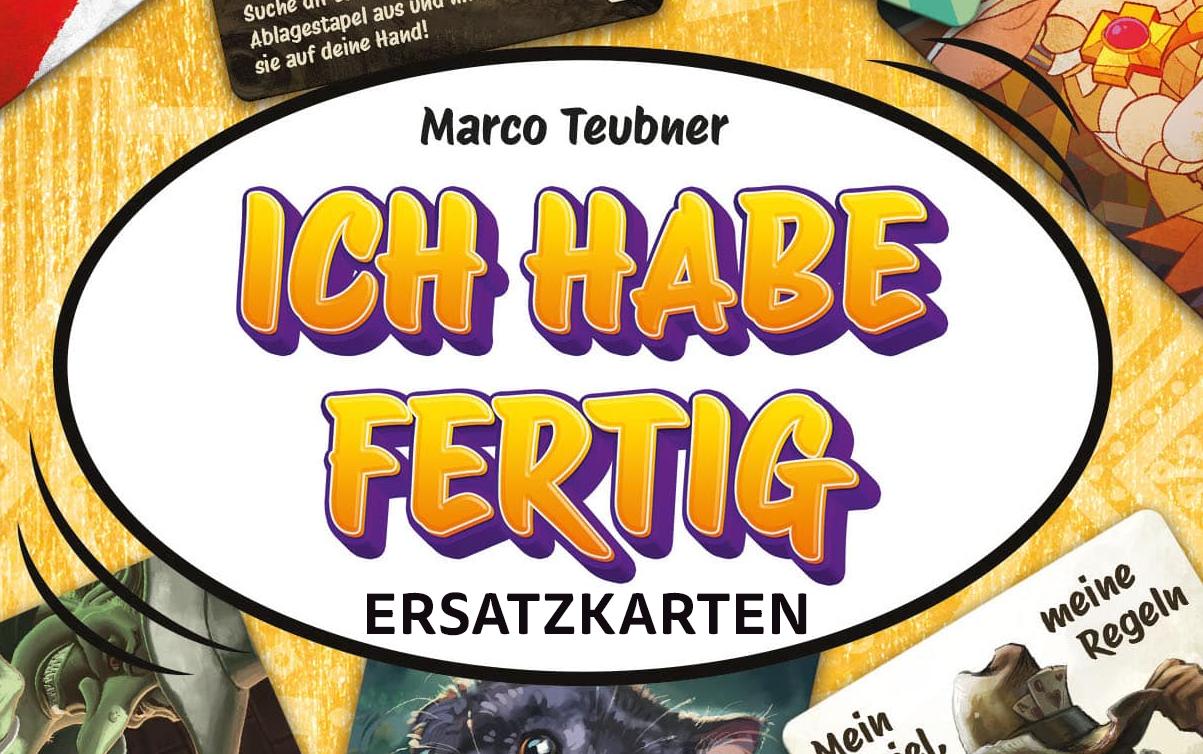 Ich habe fertig: Ersatzkarten