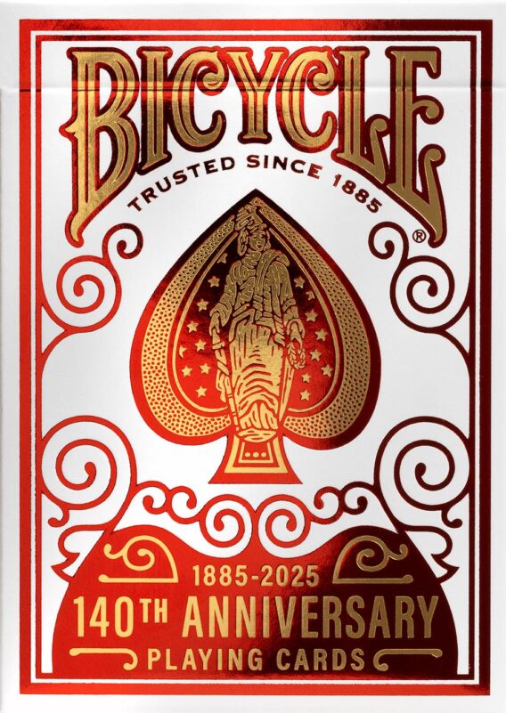 Spielkarten: Bicycle Poker Deck – 140th Anniversary