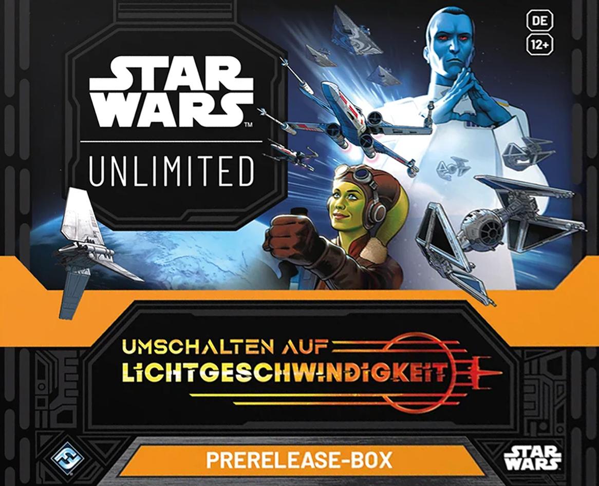Star Wars: Unlimited – Umschalten auf Lichtgeschwindigkeit: Prerelease-Box