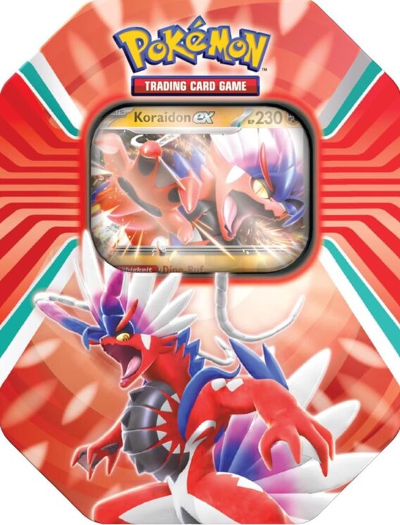 Pokémon-Sammelkartenspiel: Koraidon EX Tin Box