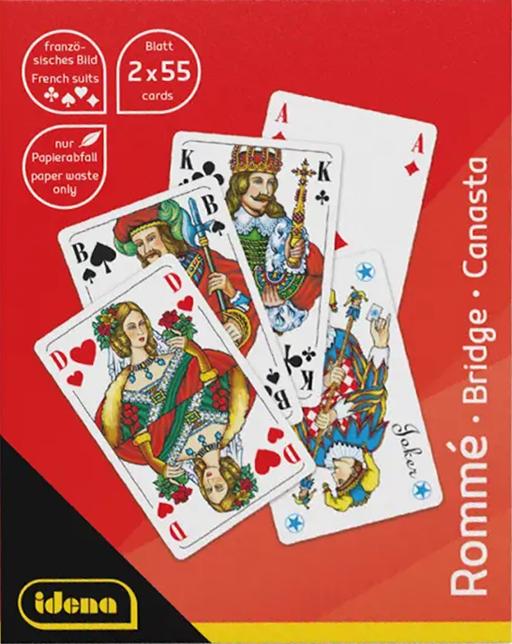 Spielkarten: Rommé / Bridge / Canasta