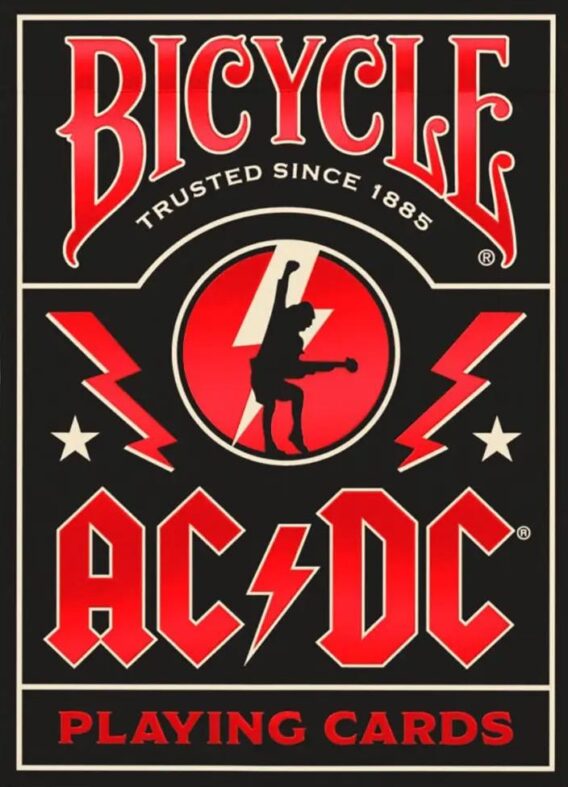 Spielkarten: Bicycle Poker Deck – AC/DC