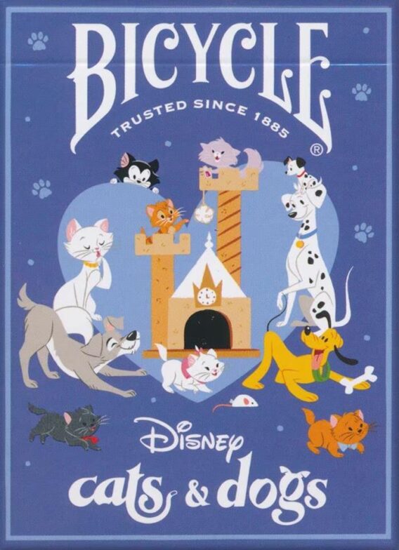 Spielkarten: Bicycle Poker Deck – Disney: Cats & Dogs