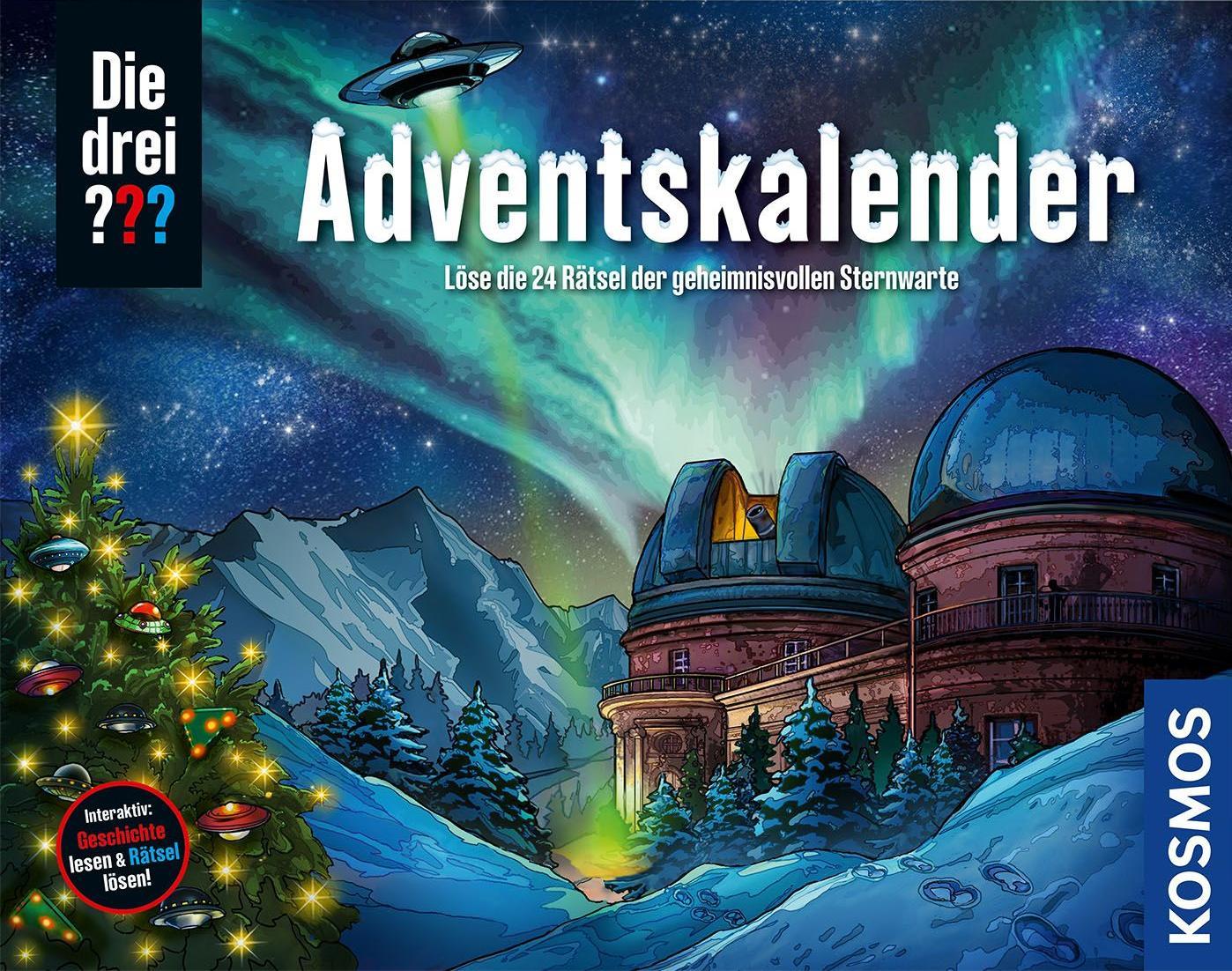 Die drei ???-Adventskalender 2025 – Geheimnisvolle Sternwarte